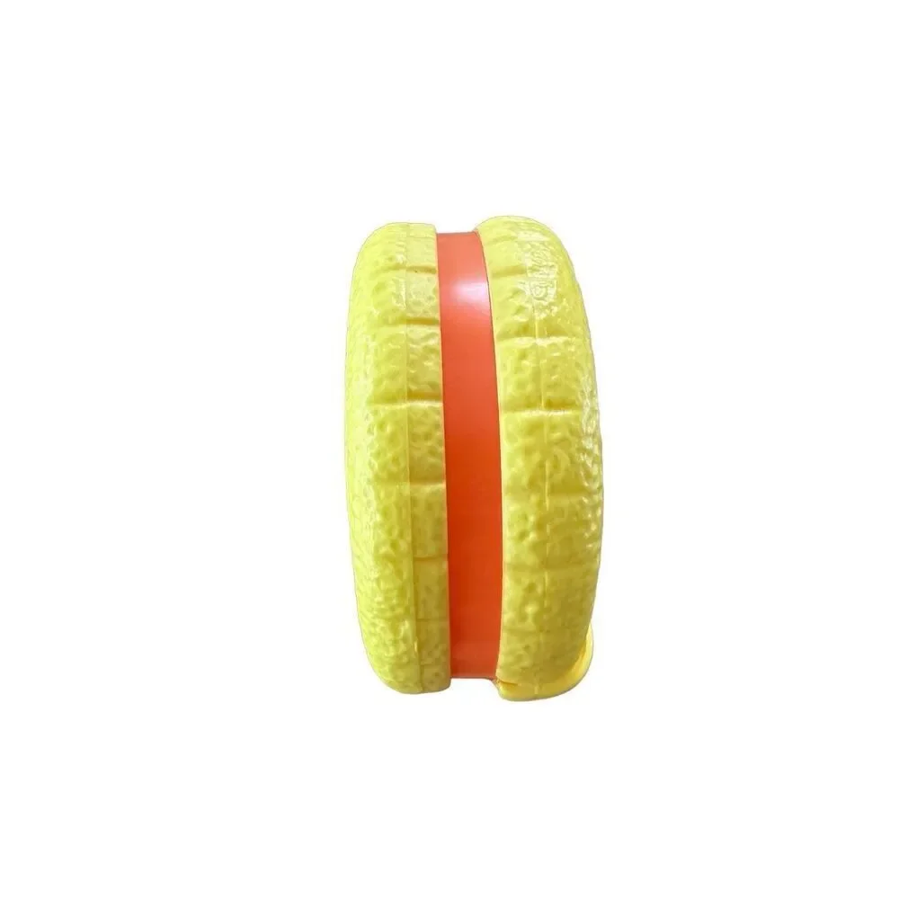 Vintage 90’s Ritz Bits Sandwiches Cracker Yellow Storage Travel Snap Container